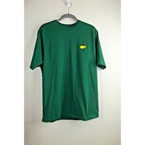 Masters 2015 Mens Golf T-Shirt - Size SMALL - Green Short Sleeve Cotton Graphic